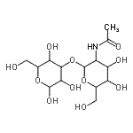 CAS 登录号：210036-24-1， 3-O-(2-乙酰氨基-2-脱氧己糖吡喃糖苷)吡喃己糖