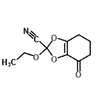 CAS#: 210044-48-7, 2-Ethoxy-4-Oxo-4,5,6,7-Tetrahydro-1,3-Benzodioxole-2-Carbonitrile