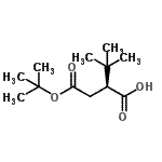 CAS 登录号：210048-06-9， (2S)-3,3-二甲基-2-{2-[(2-甲基-2-丙基)氧基]-2-氧代乙基}丁酸