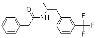 CAS 登录号：21015-09-8， N-[alpha-甲基-M-(三氟甲基)苯乙基]-2-苯基乙酰胺
