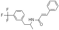 CAS 登录号：21015-15-6， N-[alpha-甲基-M-(三氟甲基)苯乙基]-3-苯基丙烯酰胺