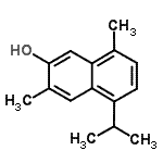 CAS#: 2102-75-2, 5-Isopropyl-3,8-Dimethyl-2-Naphthol