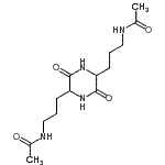 CAS 登录号：21028-09-1， N,N'-[(3,6-二氧代-2,5-哌嗪二基)二-3,1-丙烷二基]二乙酰胺