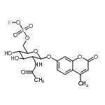 CAS#: 210357-37-2, Potassium 4-Methyl-2-Oxo-2H-Chromen-7-Yl 2-Acetamido-2-Deoxy-6-O-Sulfonatohexopyranoside