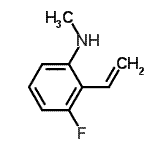 CAS#: 210536-39-3, 3-Fluoro-N-Methyl-2-Vinylaniline