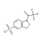 CAS 登录号:210691-38-6, 1-(三氟乙酰基)-5-吲哚啉磺酰基氯化物