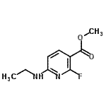 CAS 登录号：210697-18-0， 甲基6-(乙基氨基)-2-氟烟酸酯