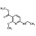 CAS 登录号：210697-22-6， 甲基6-(乙基氨基)-2-甲氧基烟酸酯