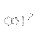 CAS#: 210704-81-7, 2-[(Cyclopropylmethyl)Sulfonyl]-1,3-Benzothiazole