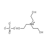 CAS 登录号：21071-31-8， 三(2-羟基乙基)铵磷酸盐