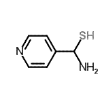 CAS 登录号：210776-24-2， 氨基(4-吡啶基)甲硫醇
