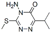 CAS 登录号：21087-61-6， 4-氨基-6-异丙基-3-(甲硫基)-1,2,4-三嗪-5-酮