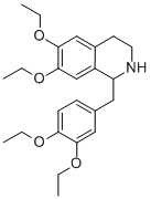 CAS 登录号：21088-15-3， 1-(3,4-二乙氧基-苄基)-6,7-二乙氧基-1,2,3,4-四氢-异喹啉