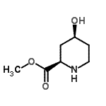 CAS 登录号：211058-81-0， 甲基(2R,4S)-4-羟基-2-哌啶羧酸酯