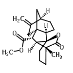 CAS#: 2112-08-5, Methyl (1R,2R,5R,8R,9S,10R,11R)-11-Methyl-6-Methylene-16-Oxo-15-Oxapentacyclo[9.3.2.1<Sup>5,8</Sup>.0<Sup>1,10</Sup>.0<Sup>2,8</Sup>]Heptadecane-9-Carboxylate