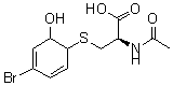 CAS 登录号:21125-60-0, N-乙酰基-S-(4-溴-6-羟基-2,4-环己二烯-1-基)-L-半胱氨酸