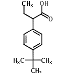 CAS#: 211314-96-4, 2-[4-(2-Methyl-2-Propanyl)Phenyl]Butanoic Acid