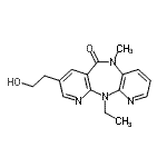 CAS#: 211750-50-4, 11-Ethyl-8-(2-Hydroxyethyl)-5-Methyl-5,11-Dihydro-6H-Dipyrido[3,2-B:2',3'-E][1,4]Diazepin-6-One