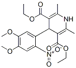 CAS#: 21203-88-3, Diethyl 4-(4,5-Dimethoxy-2-Nitrophenyl)-1,4-Dihydro-2,6-Dimethylpyridine-3,5-Dicarboxylate