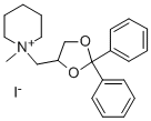 CAS#: 21216-78-4, 1-[(2,2-Diphenyl-1,3-Dioxolan-4-Yl)Methyl]-1-Methyl-Piperidinium Bromide