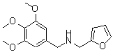 CAS 登录号：212392-89-7， 1-(2-呋喃基)-N-(3,4,5-三甲氧基苄基)甲胺