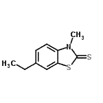 CAS#: 21261-88-1, 6-Ethyl-3-Methyl-1,3-Benzothiazole-2(3H)-Thione
