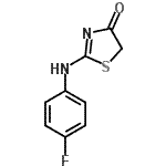 CAS#: 21262-73-7, 2-[(4-Fluorophenyl)Amino]-1,3-Thiazol-4(5H)-One