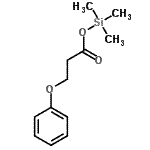 CAS 登录号：21273-09-6， 三甲基硅烷基3-苯氧基丙酸酯