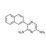 CAS 登录号：212778-91-1， 3-(2-萘基)-2,6-吡嗪二胺
