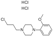 CAS 登录号：21279-77-6， 1-(3-氯丙基)-4-(2-甲氧基苯基)-哌嗪