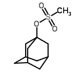 CAS 登录号：21280-40-0， 金刚烷-1-基甲烷磺酸酯