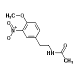 CAS 登录号：212828-83-6， N-[2-(4-甲氧基-3-硝基-苯基)乙基]乙酰胺