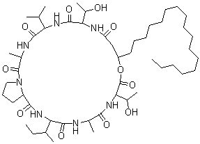 CAS 登录号：2132-55-0， 22-丁烷-2-基-13-十七烷基-9,16-二(1-羟基乙基)-3,19-二甲基-6-丙-2-基-14-氧杂-1,4,7,10,17,20,23-七氮杂双环[23.3.0]二十八烷-2,5,8,11,15,18,21,24-辛酮