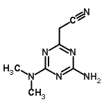 CAS 登录号：21320-38-7， [4-氨基-6-(二甲基氨基)-1,3,5-三嗪-2-基]乙腈