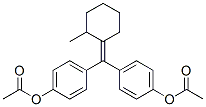 CAS 登录号：21327-74-2， 4-[[4-(乙酰氧基)苯基](2-甲基环己亚基)甲基]苯酚乙酸酯