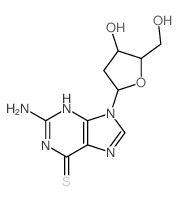 CAS#: 2133-81-5, 2-Amino-9-[4-Hydroxy-5-(Hydroxymethyl)Oxolan-2-Yl]-3H-Purine-6-Thione