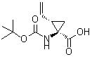 CAS 登录号：213316-50-8， (1R,2S)-1-({[(2-甲基-2-丙基)氧基]羰基}氨基)-2-乙烯基环丙烷羧酸