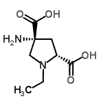 CAS 登录号：213619-99-9， (2R,4R)-4-氨基-1-乙基-2,4-吡咯烷二甲酸