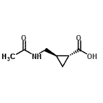 CAS 登录号：213757-85-8， (1R,2R)-2-(乙酰氨基甲基)环丙烷羧酸