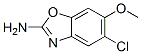 CAS 登录号：2139-00-6， 5-氯-6-甲氧基-1,3-苯并恶唑-2-胺