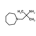 CAS 登录号：21404-91-1， 1-(1-氮杂环庚基)-2-甲基-2-丙胺