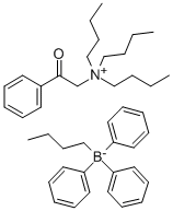 CAS 登录号：214074-70-1， N,N,N-三丁基-N-苯甲酰甲基铵丁基三苯基硼酸盐