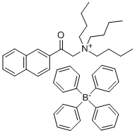 CAS 登录号：214074-77-8， N-(2-[2-萘基]-2-氧代-乙基)-N,N,N-三丁基铵四苯基硼酸盐