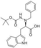 CAS 登录号：214262-79-0， (R)-(-)-Nalpha-苄基-Nbeta-叔丁氧羰基-D-肼基色氨酸
