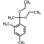 CAS 登录号：214330-29-7， 1-(1,1-二乙氧基乙基)-2,4-二甲基苯