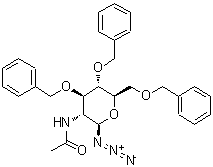 CAS#: 214467-60-4, N-{(2R,3R,4R,5S,6R)-2-Azido-4,5-Bis(Benzyloxy)-6-[(Benzyloxy)Methyl]Tetrahydro-2H-Pyran-3-Yl}Acetamide