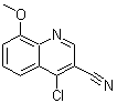 CAS#: 214476-78-5, 4-Chloro-8-Methoxy-3-Quinolinecarbonitrile