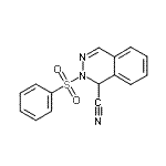 CAS 登录号：21452-56-2， 2-(苯磺酰基)-1,2-二氢-1-酞嗪甲腈