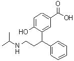 CAS 登录号：214601-13-5， 4-羟基-3-[3-(异丙基氨基)-1-苯基丙基]苯甲酸