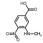 CAS#: 214778-10-6, 3-(Methylamino)-4-Nitrobenzoic Acid